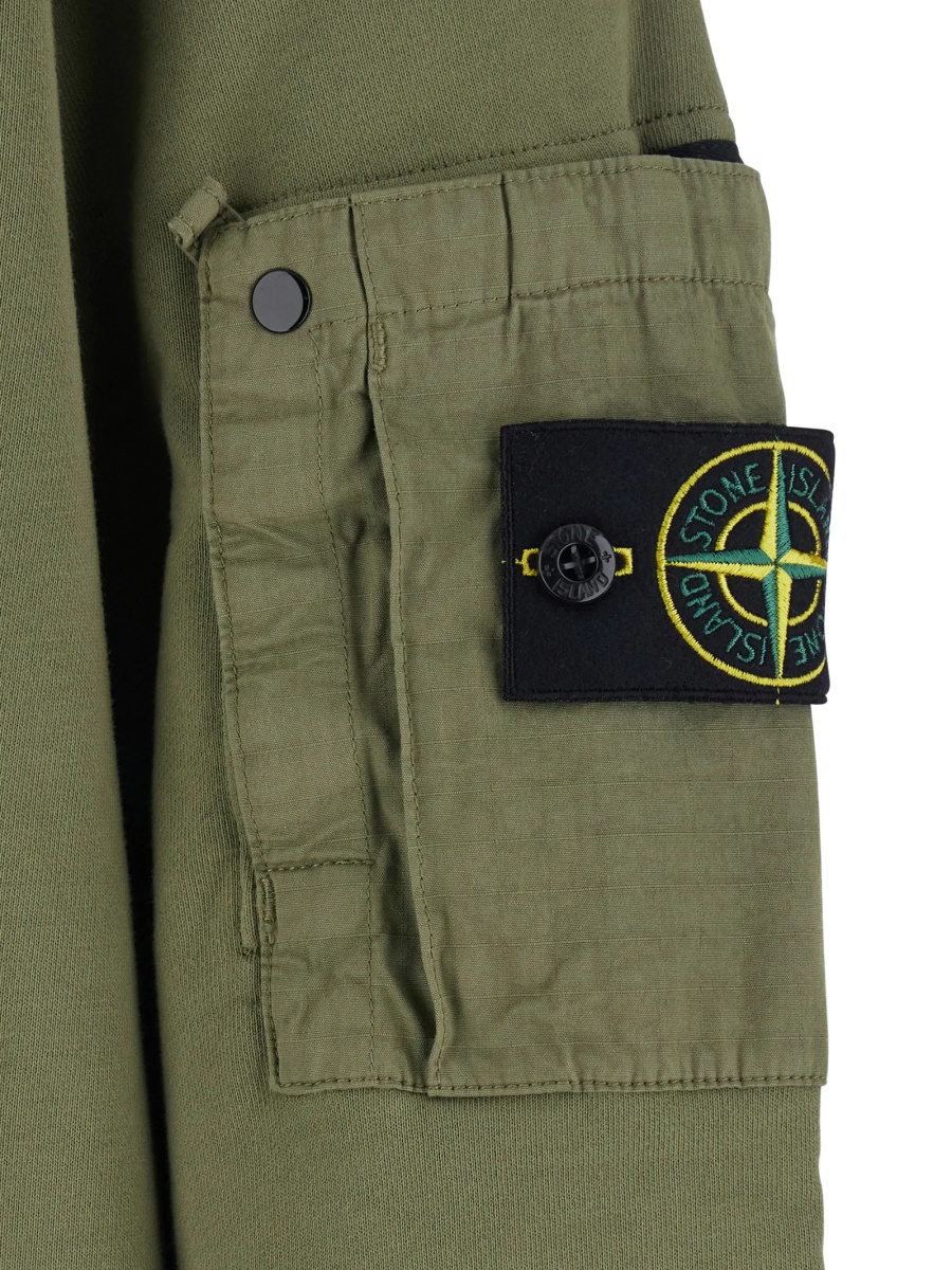 Bluza de trening Stone Island verde - Img 3