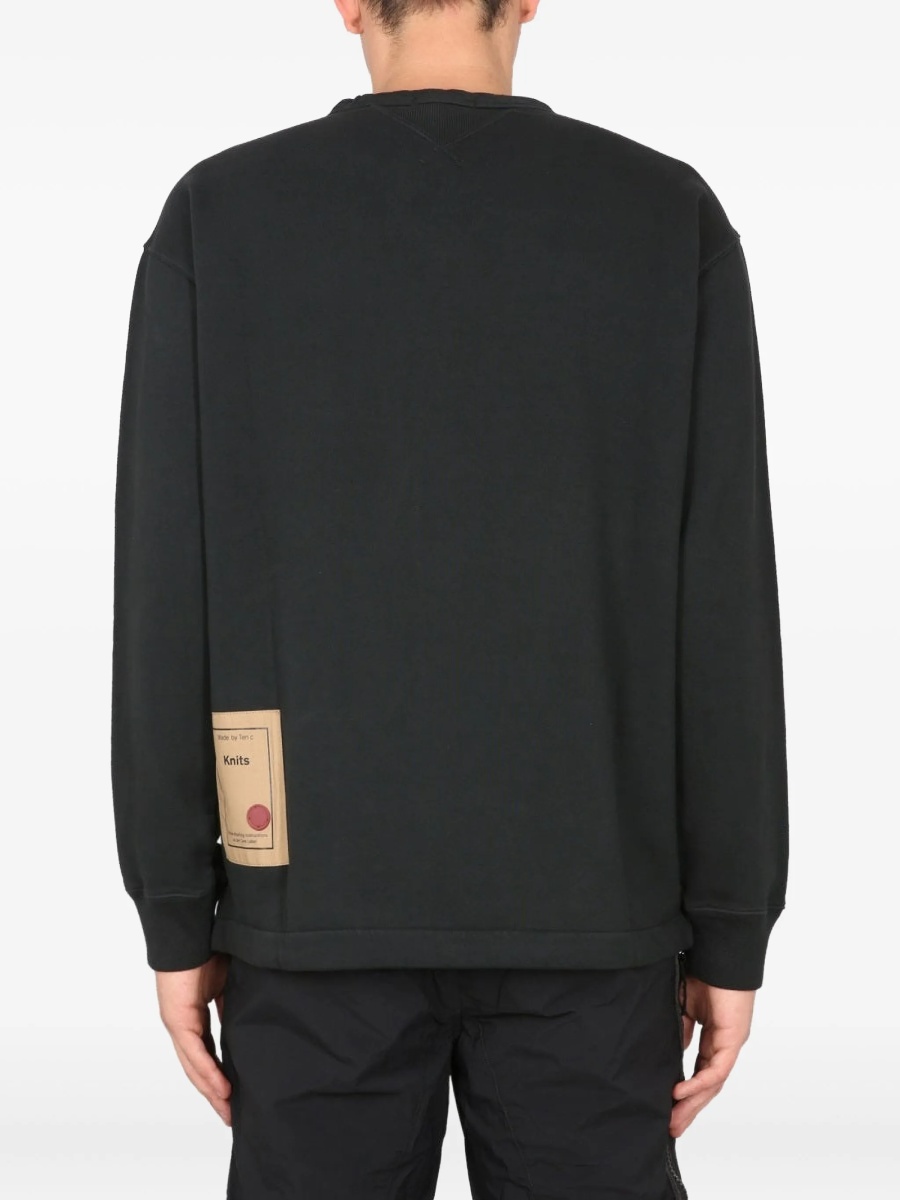 Bluza de trening TEN C neagra - Img 3