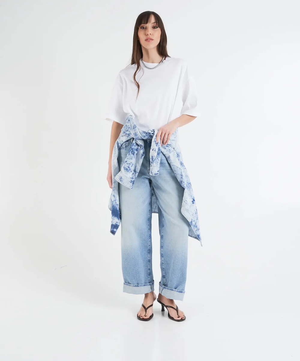 Bluza Denim blouse 'The Exes And Ohs' - Img 4
