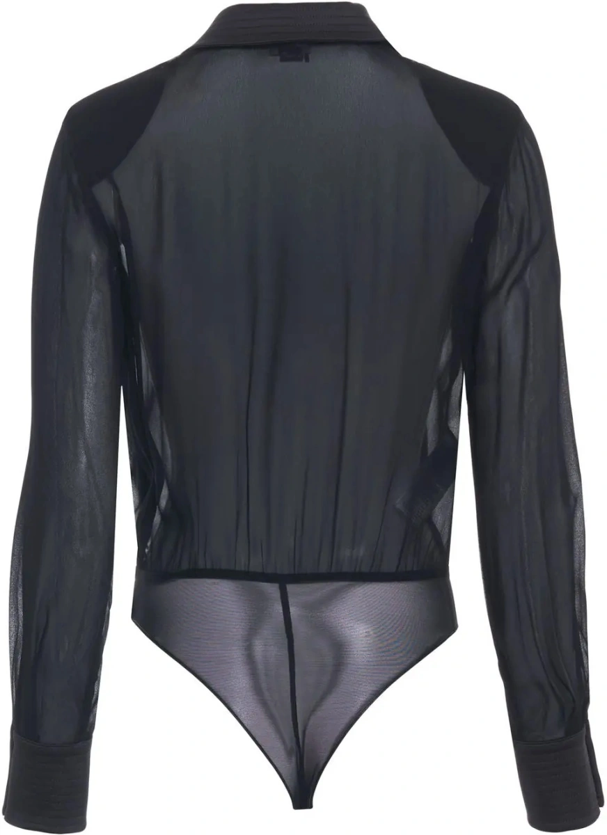 Bluza eleganta Elisabetta Franchi neagra - Img 3