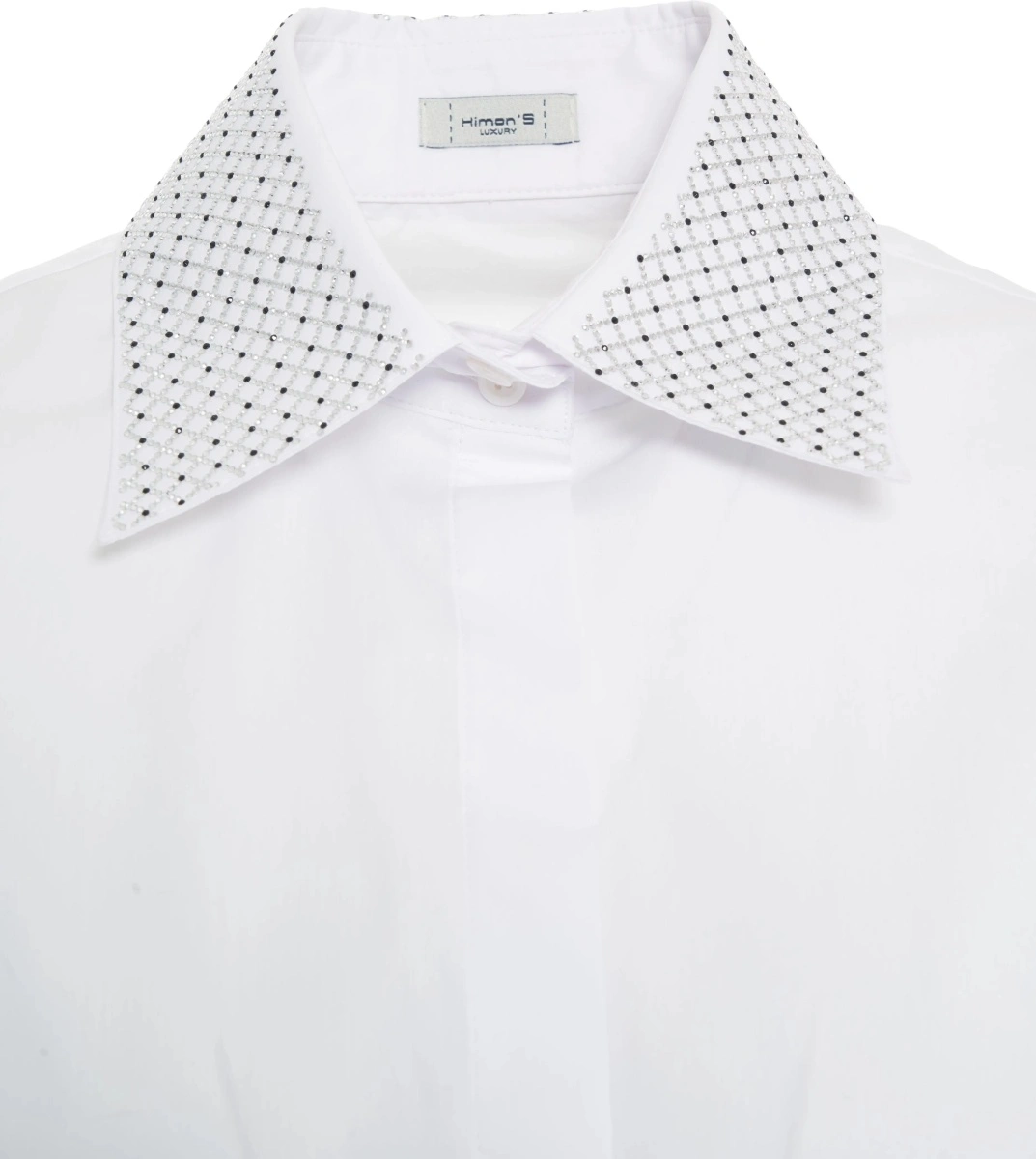 Bluza eleganta Himon's alba - Img 4