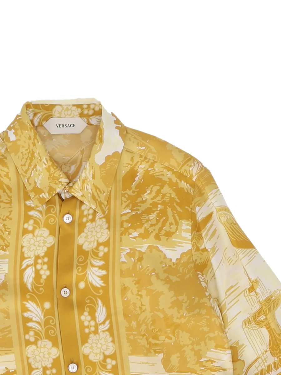 Bluza FORMAL SHIRT TWILL SETA THE GROTTO GOLD KIDS - Img 3