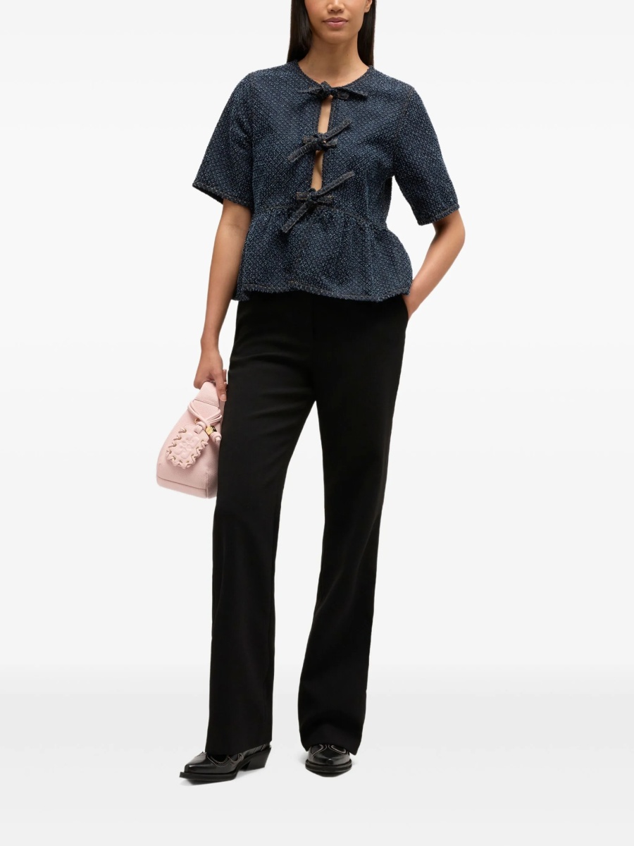 Bluza Ganni albastra - Img 2