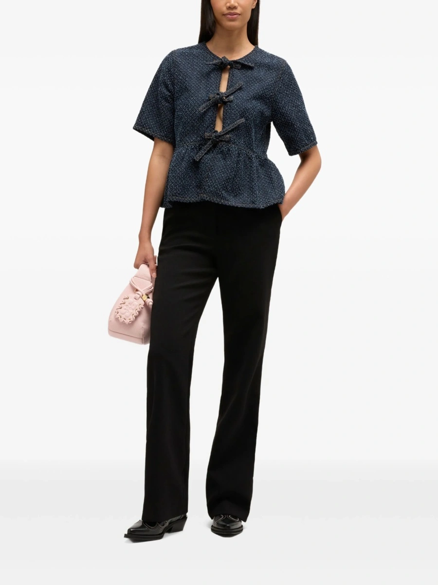 Bluza Ganni albastra - Img 2