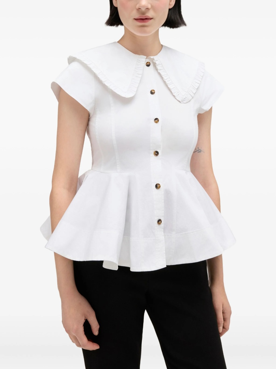 Bluza Ganni alba - Img 3