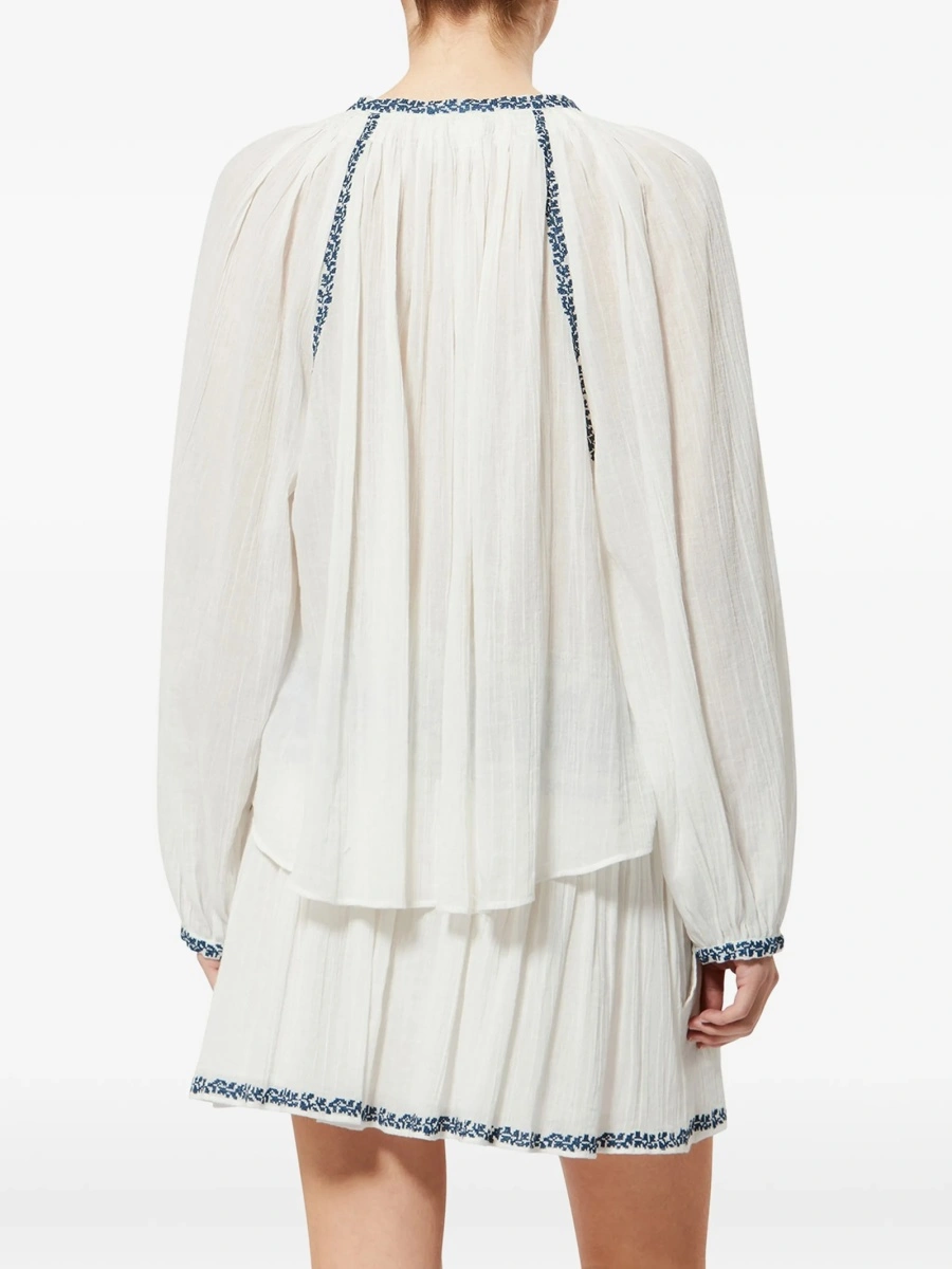 Bluza ISABEL MARANT ETOILE alba - Img 4