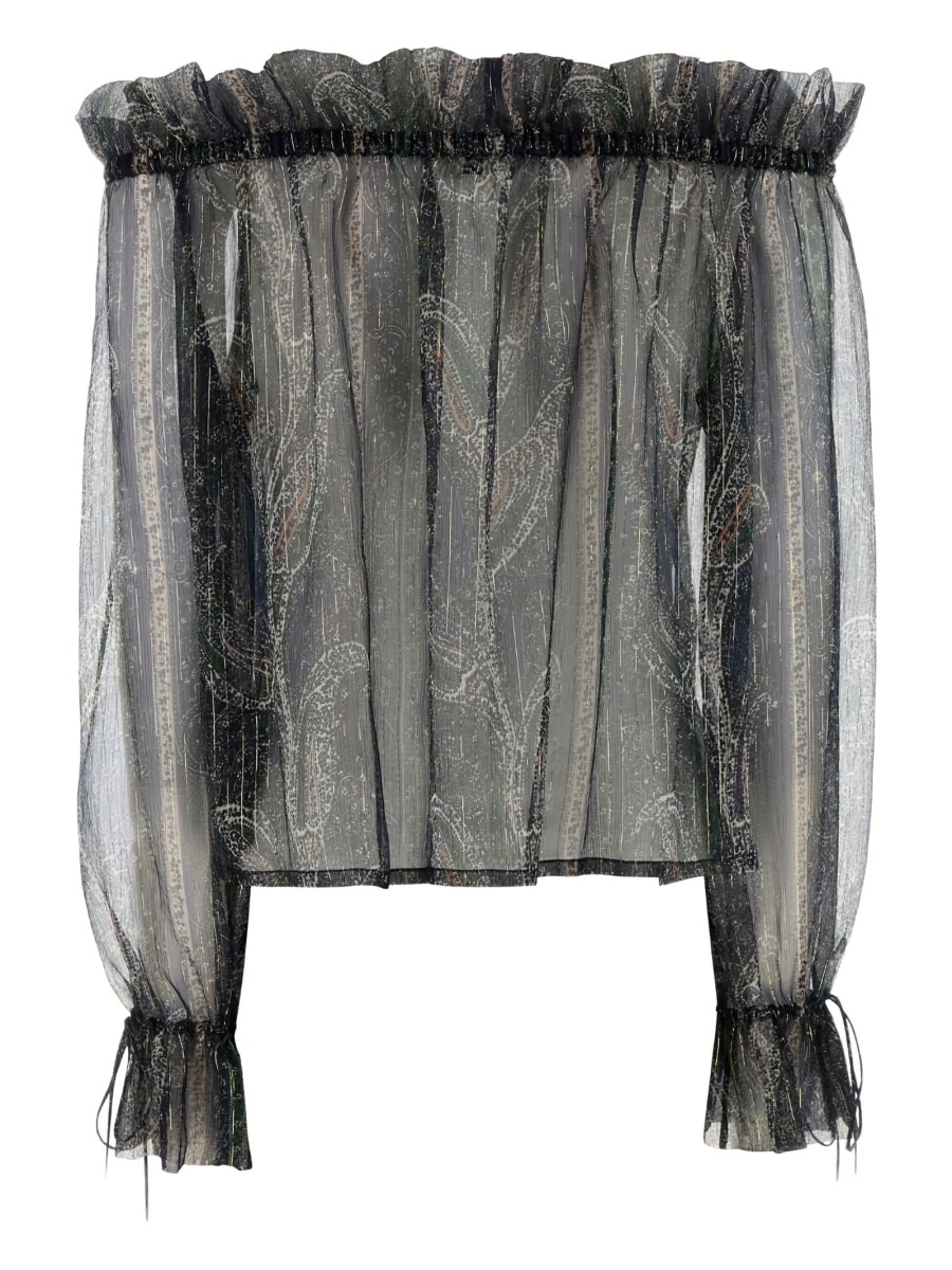 Bluza Saint Laurent neagra - Img 2