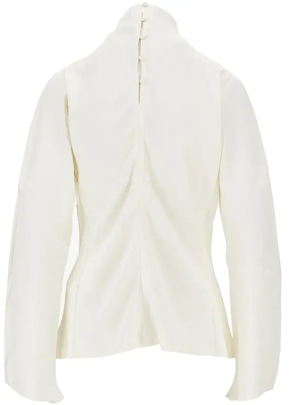Bluza Satin waisted blouse - Img 3