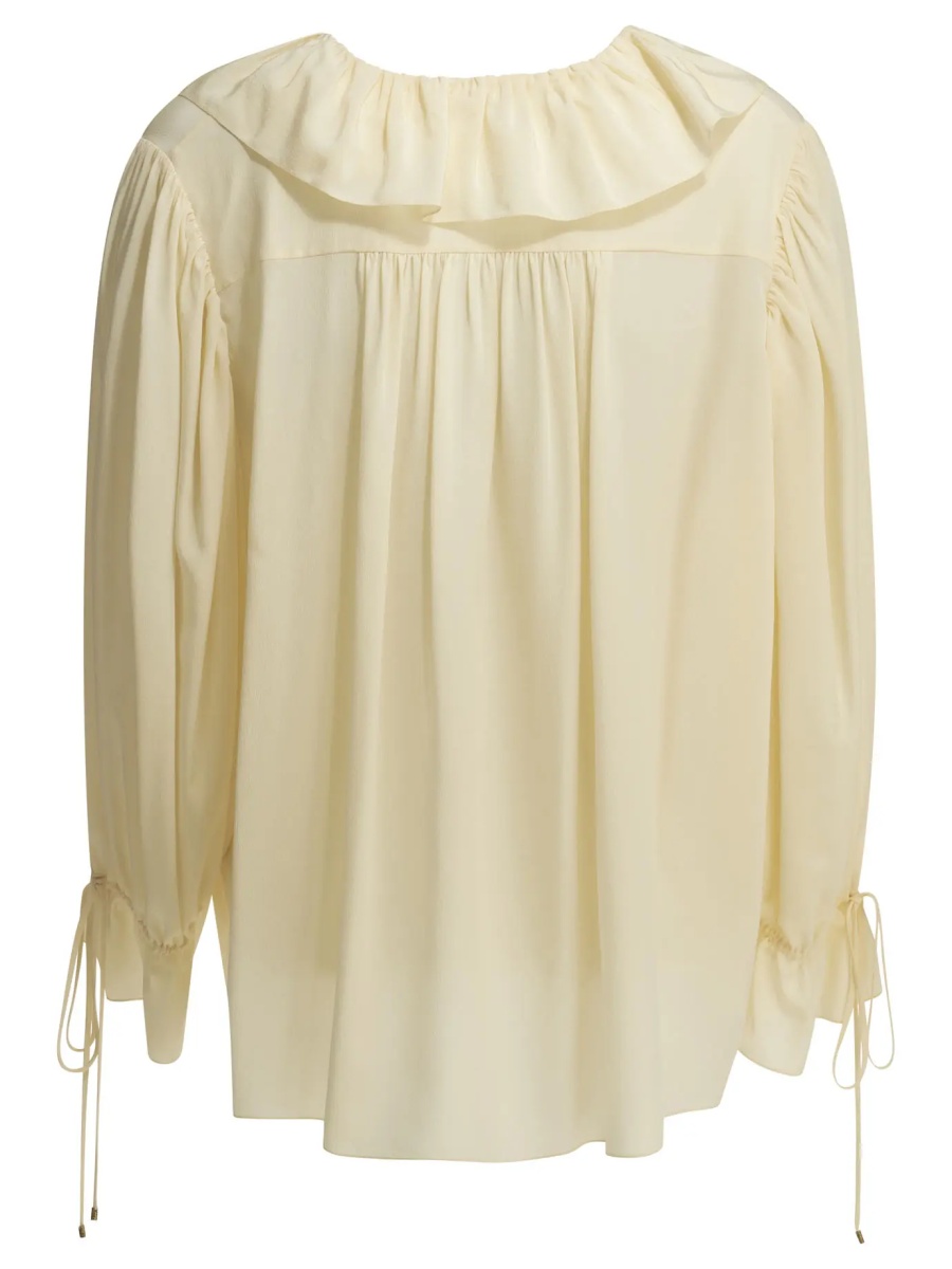 Bluza Silk blouse with ruffles - Img 2