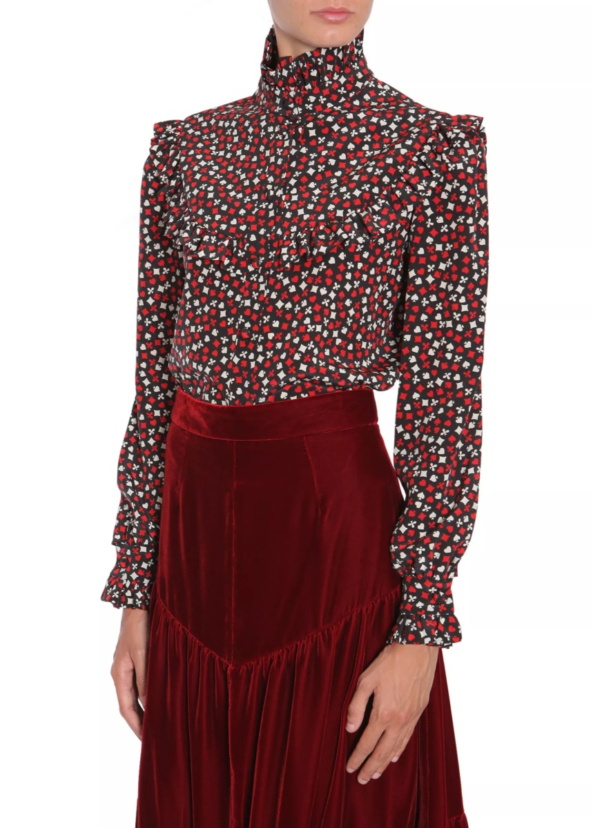 Bluza Stand Up Collar Blouse - Img 4