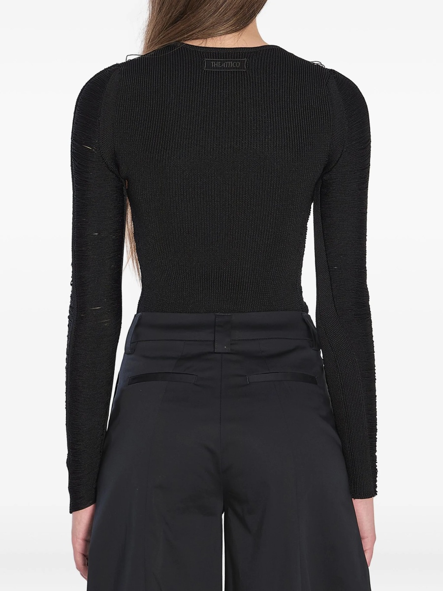 Bluza THE ATTICO neagra - Img 4