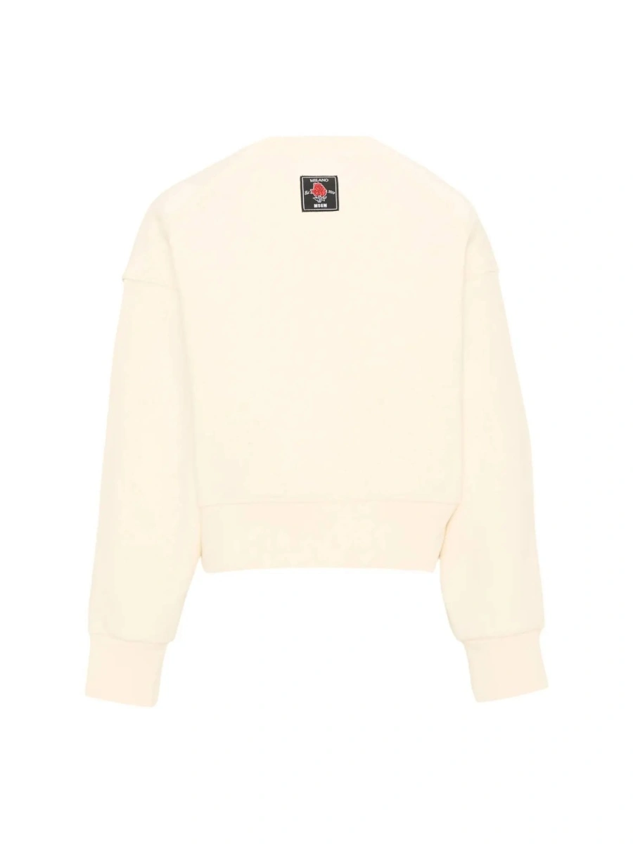 Bluza trening BOXY SWEATSHIRT GIRL CREMA/CREAM - Img 2
