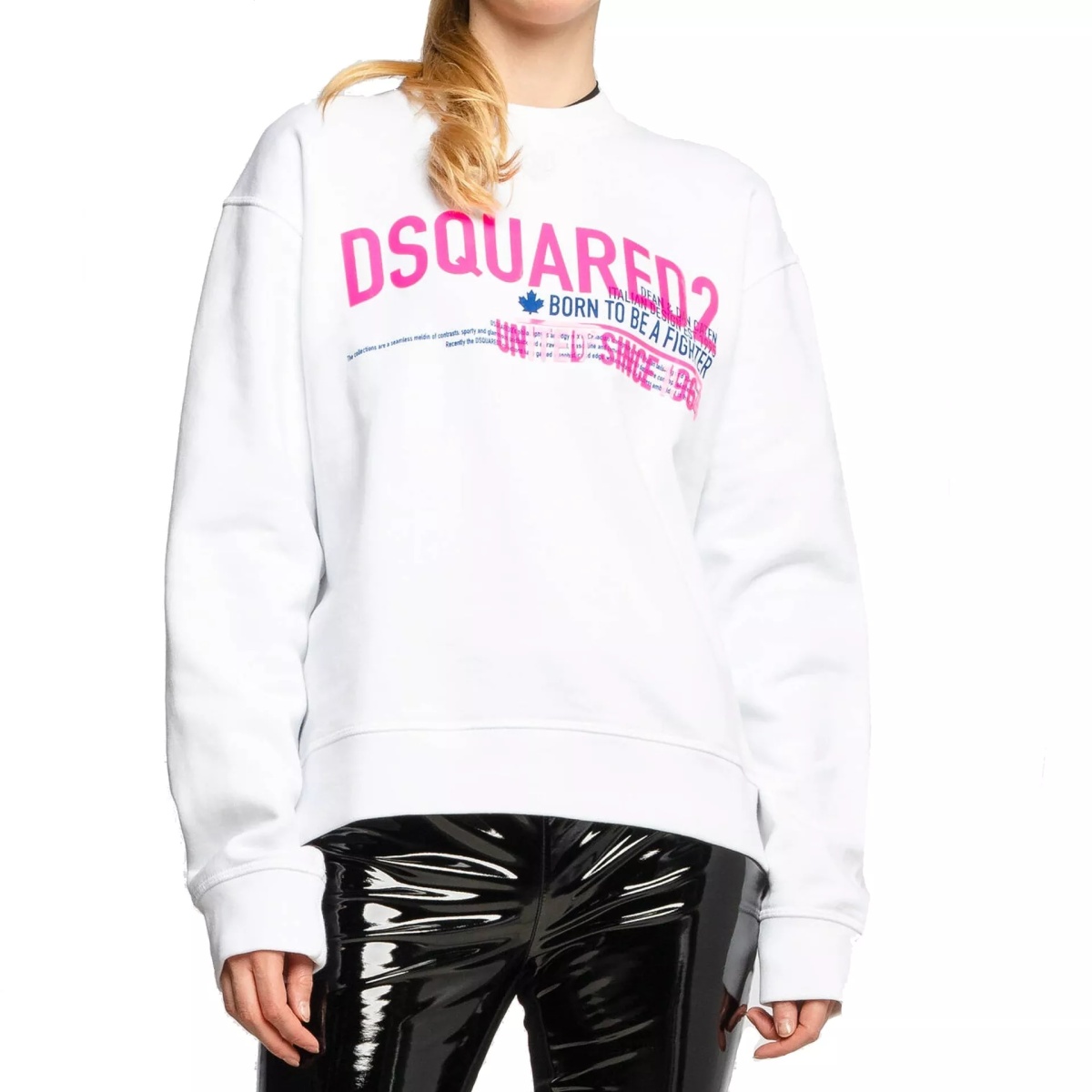 Bluza trening Dsquared2 Cotton Logo Sweatshirt - Img 2