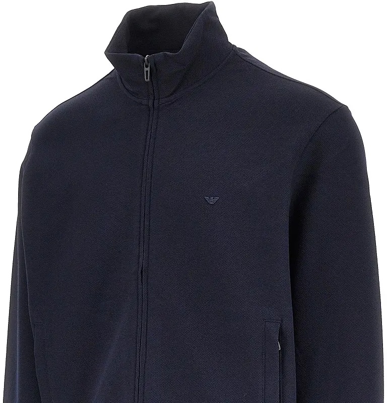 Bluza trening Piquet jersey full-zip sweatshirt - Img 2