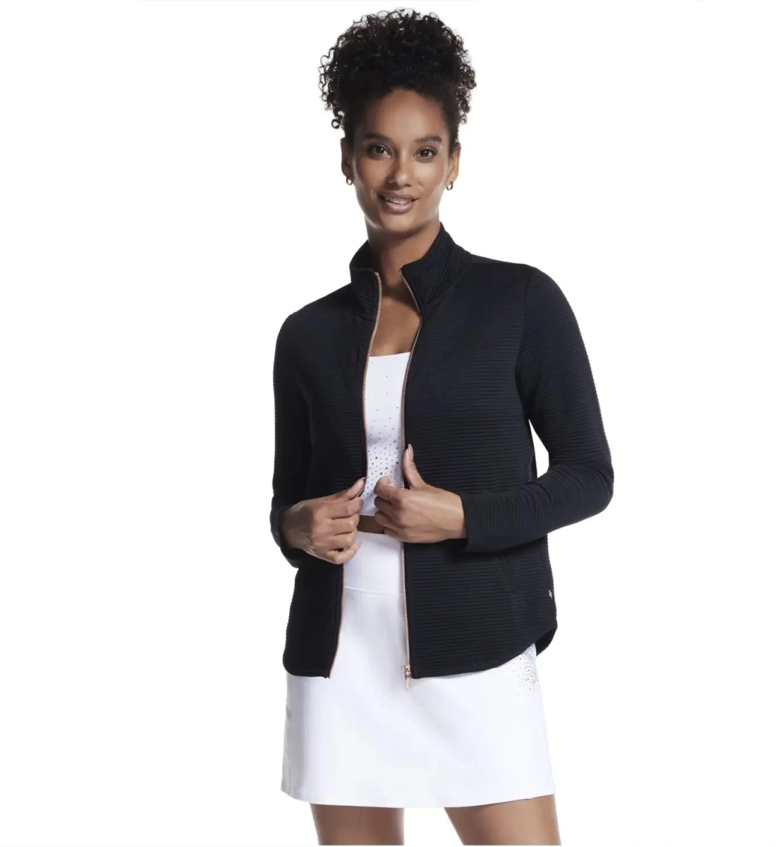 Bluza trening The Hoodless Hoodie GoWalk Shine Jacket - Img 5