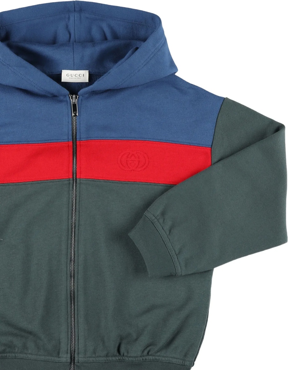 Bluza trening Web stripe Hooded Sweatshirt for Boy - Img 5