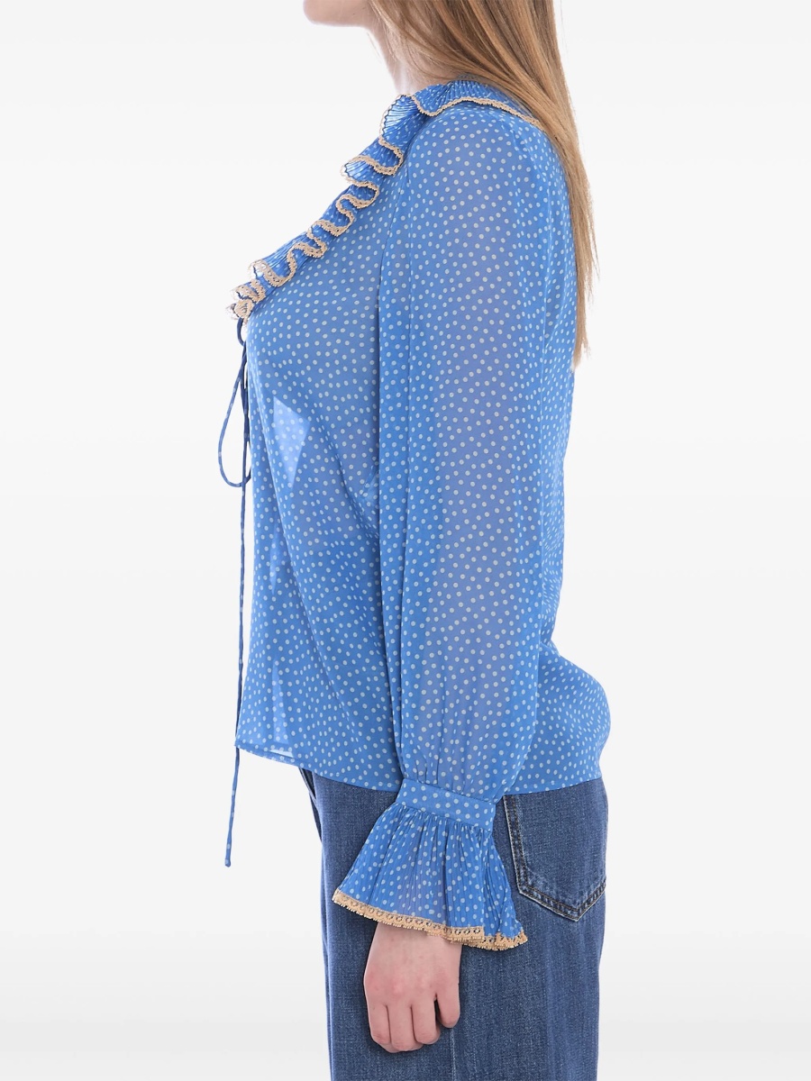 Bluza Valentino Garavani albastra - Img 3