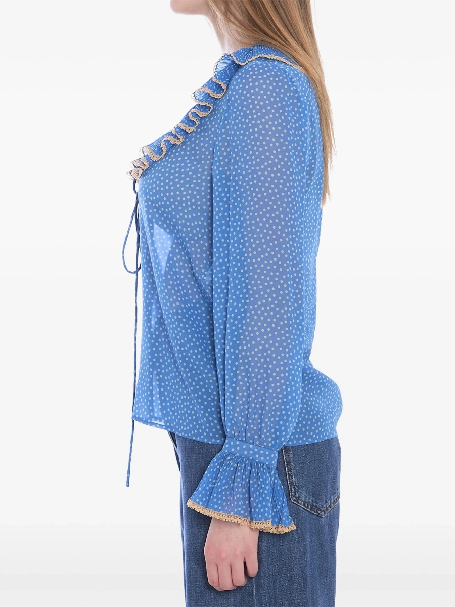 Bluza Valentino Garavani albastra - Img 3