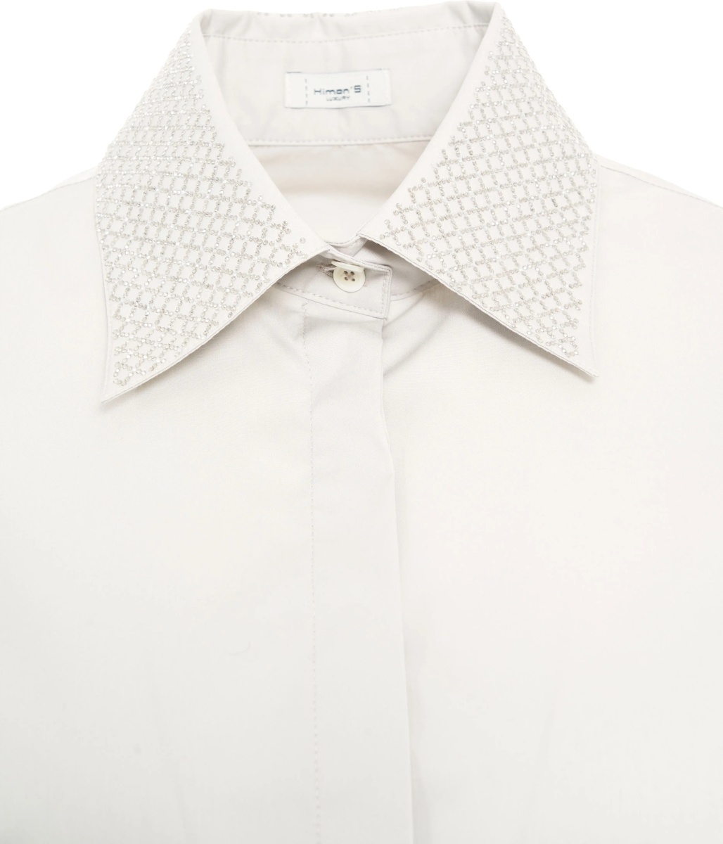 Bluze Shirt with rhinestone application - Img 4