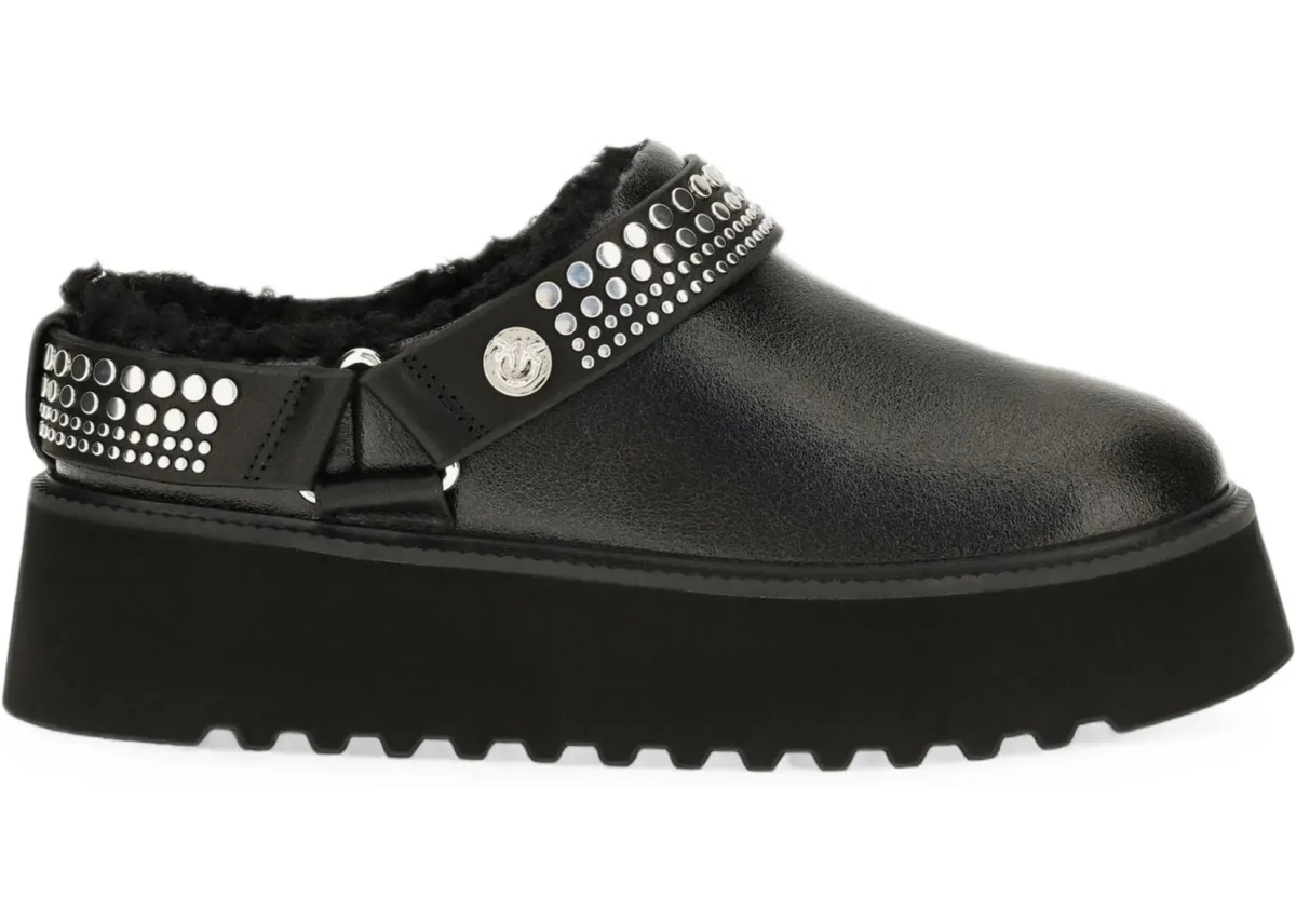 Bocanci casual Pinko negri din piele - Img 8