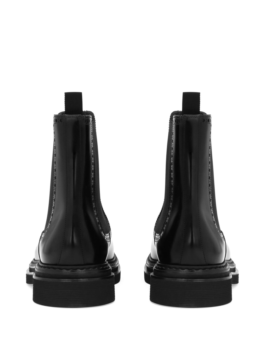 Bocanci Dolce &amp; Gabbana negri din piele - Img 3