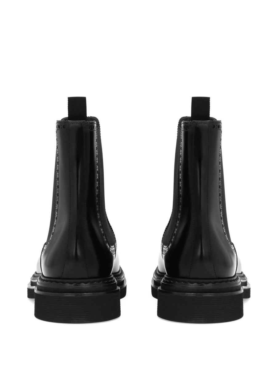 Bocanci Dolce &amp; Gabbana negri din piele - Img 3