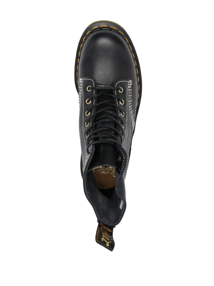 Bocanci Dr. Martens negri din piele - Img 4