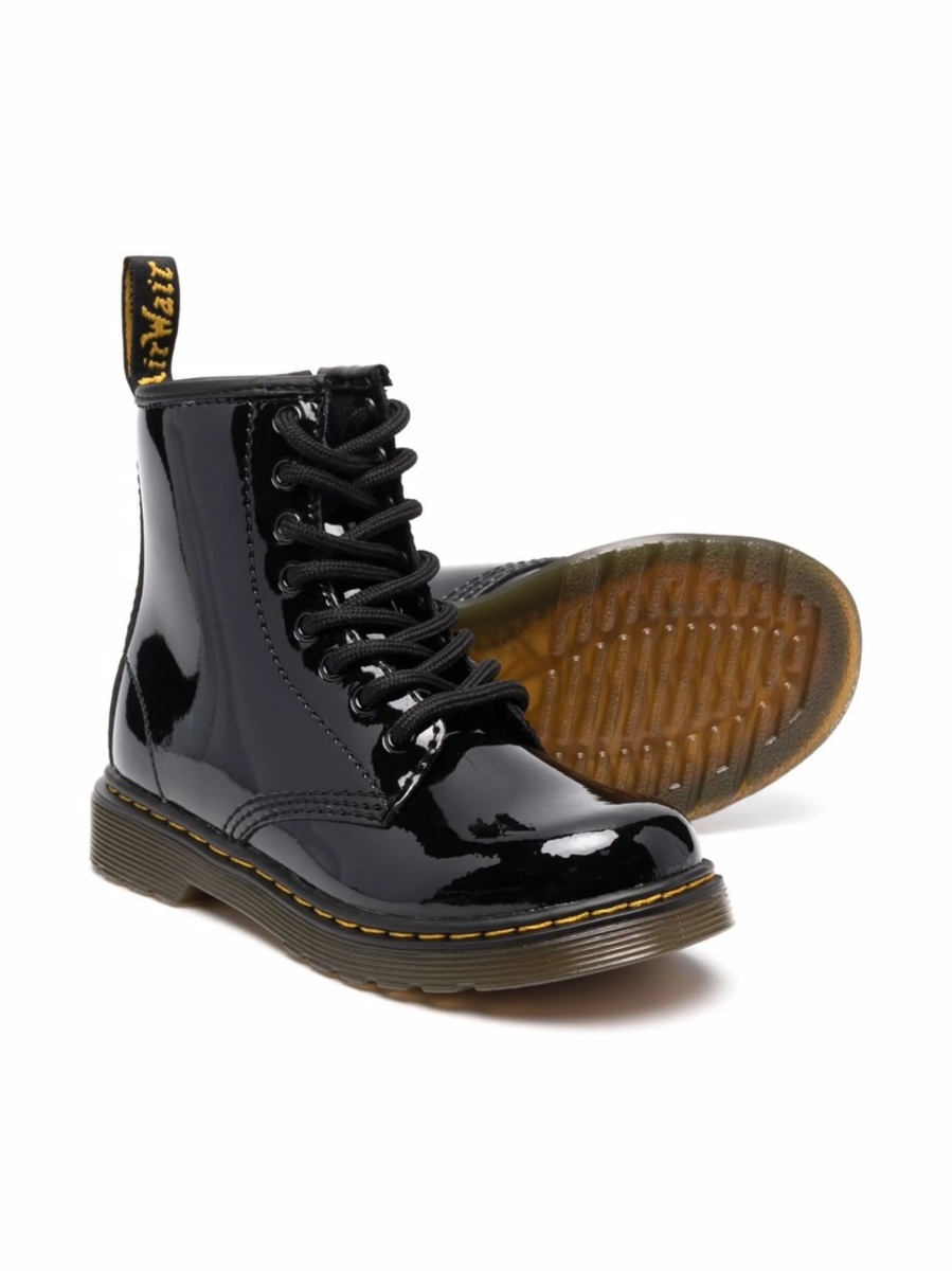 Bocanci Dr. Martens negri din piele - Img 2
