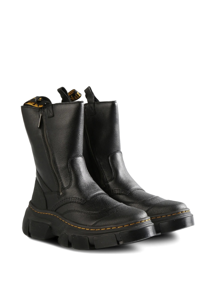 Bocanci Dr. Martens negri din piele - Img 2