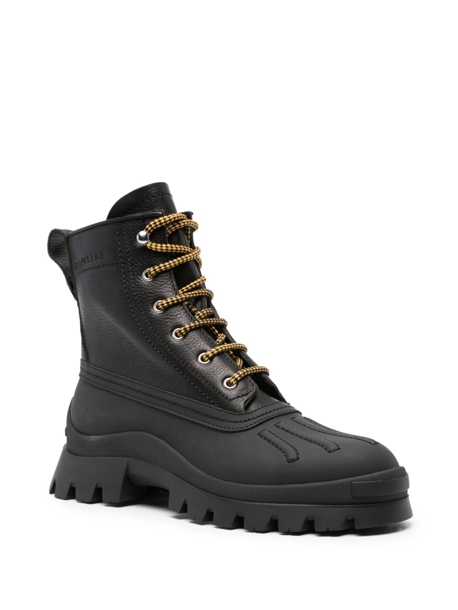 Bocanci DSQUARED2 negri din piele - Img 2