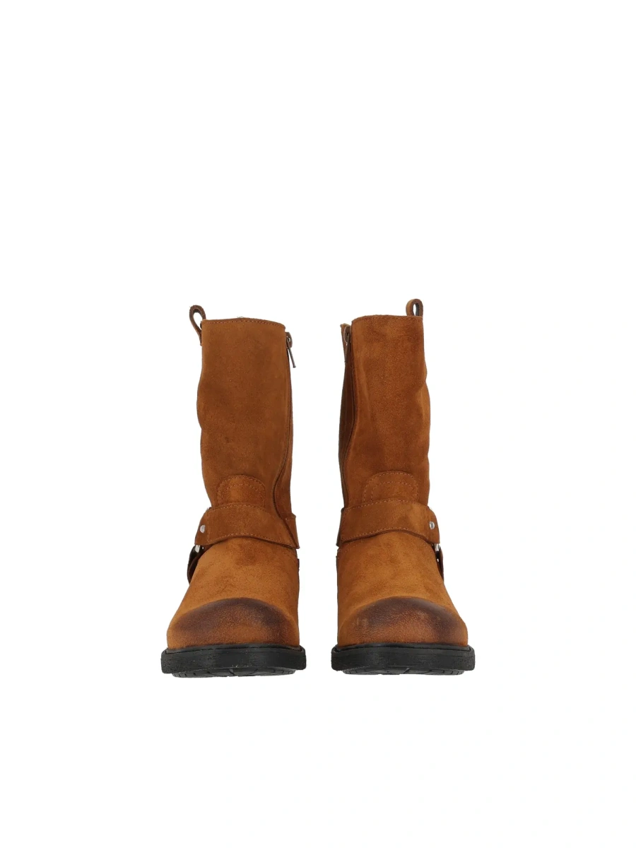 Bocanci Embellished suede biker boots - Img 3