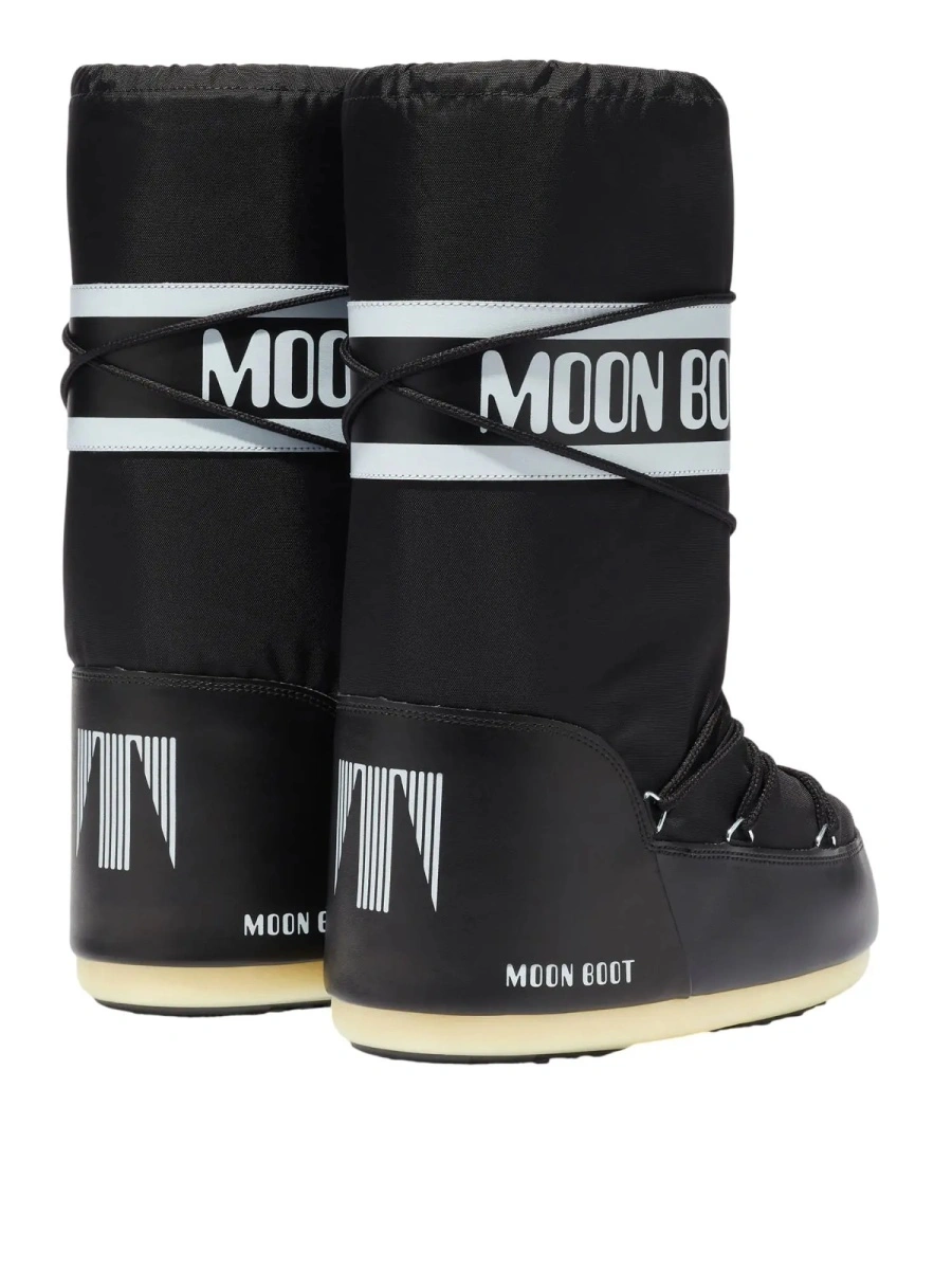 Bocanci Moon Boot negri din nylon - Img 2