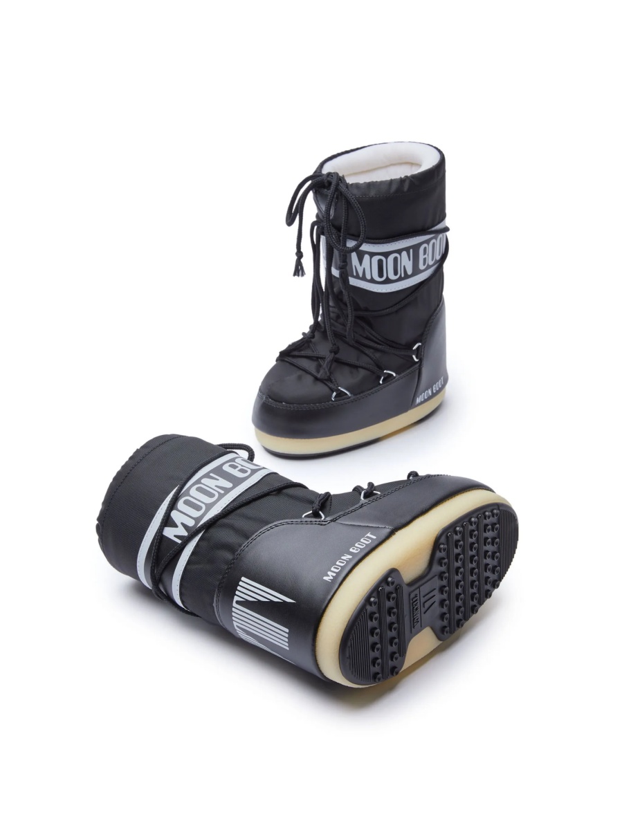 Bocanci Moon Boot negri din polyester - Img 4