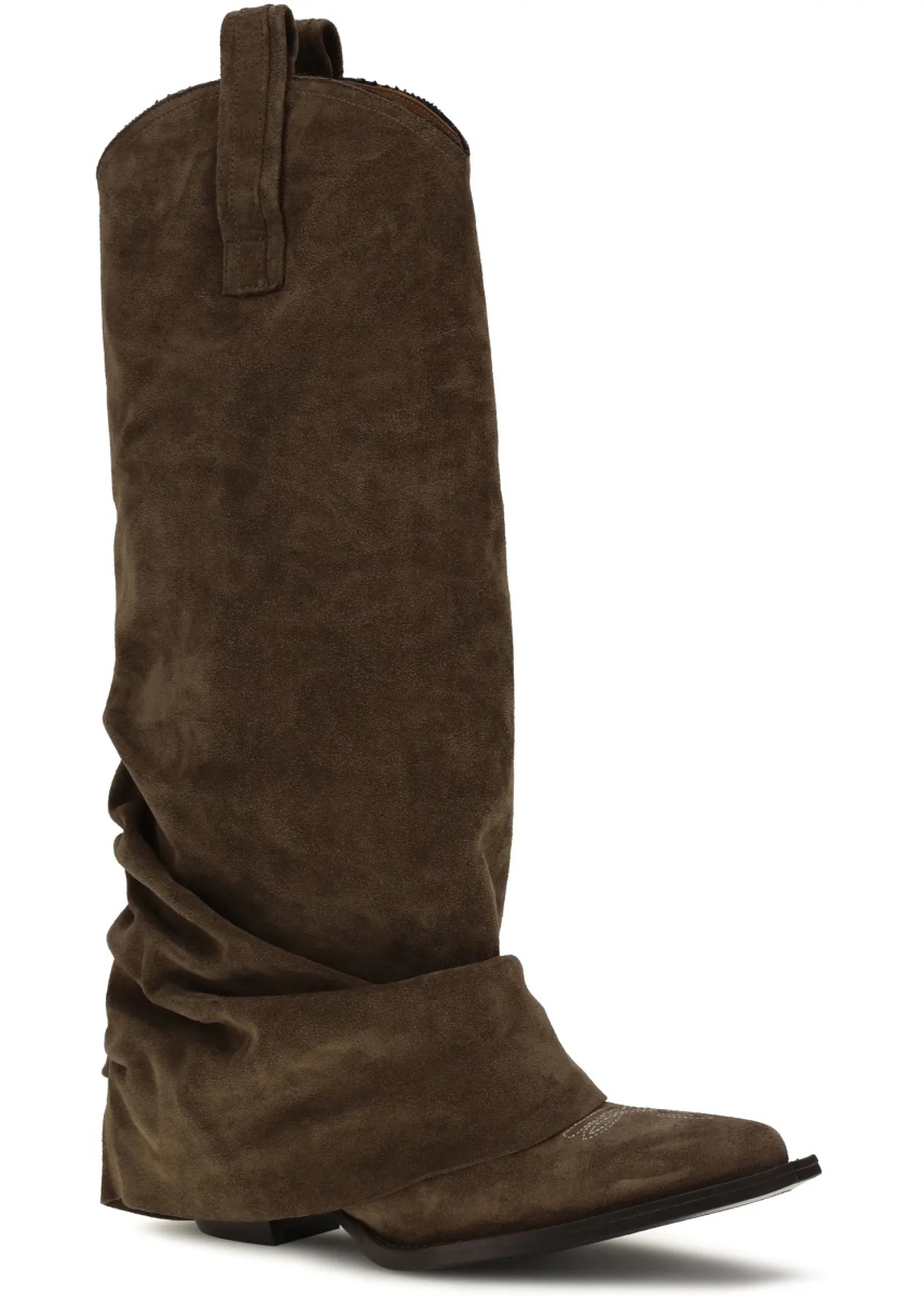 Bocanci Suede Cowboy Boots - Img 2