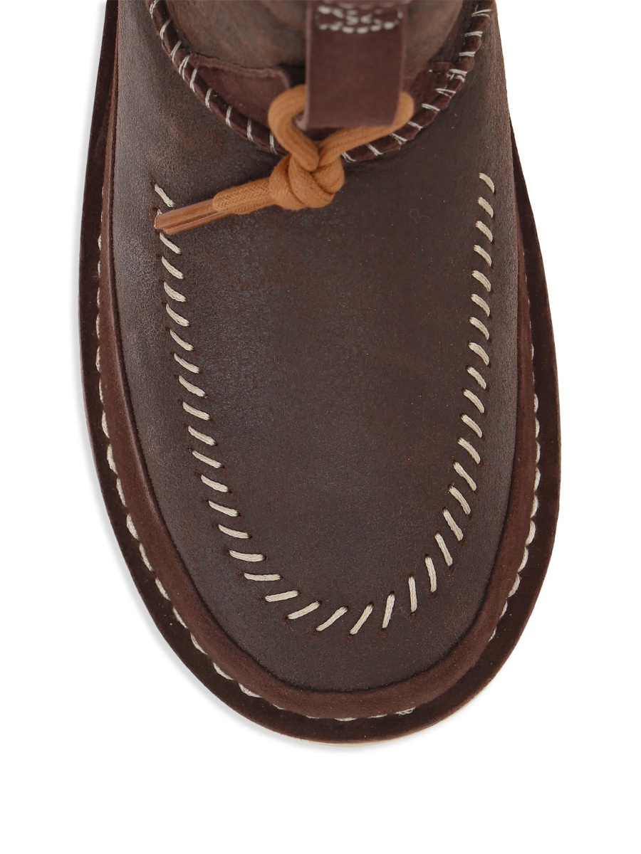 Bocanci UGG maro din piele - Img 4
