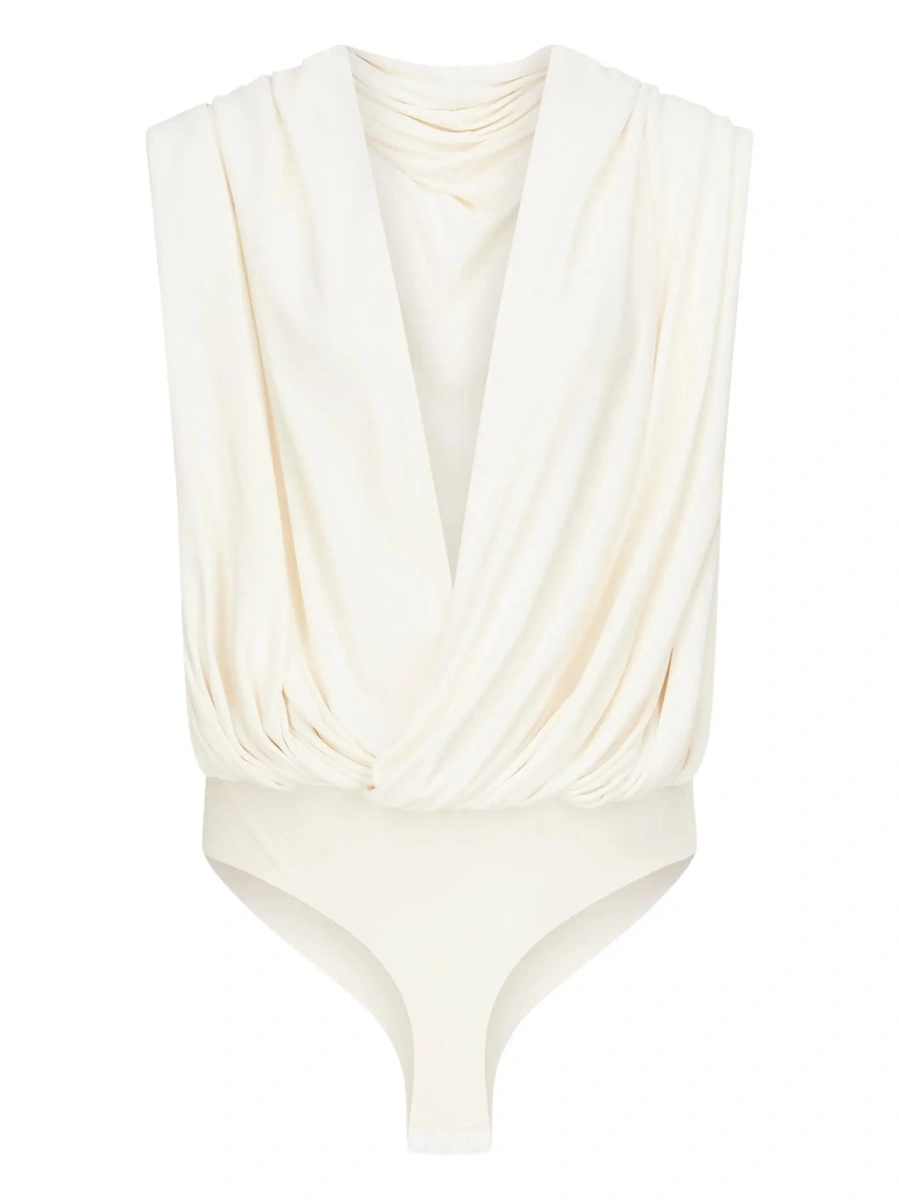 Body-uri Draped bodysuit with hood - Img 6