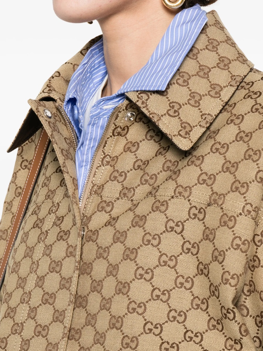Bomber GG Canvas bomber Jacket - Img 7