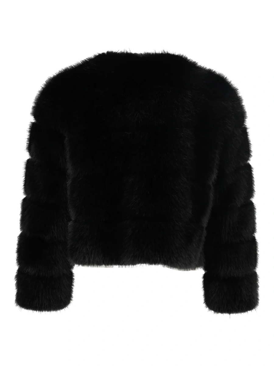 Bomber INTARSIA FAUX FUR BOMBER JACKET - Img 3