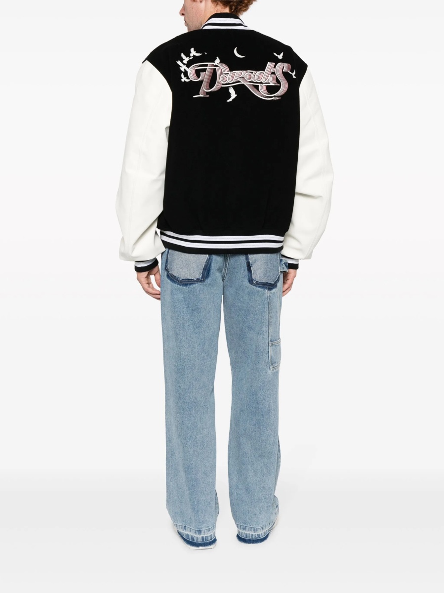 Bomber jacket 3.PARADIS neagra din lana - Img 2
