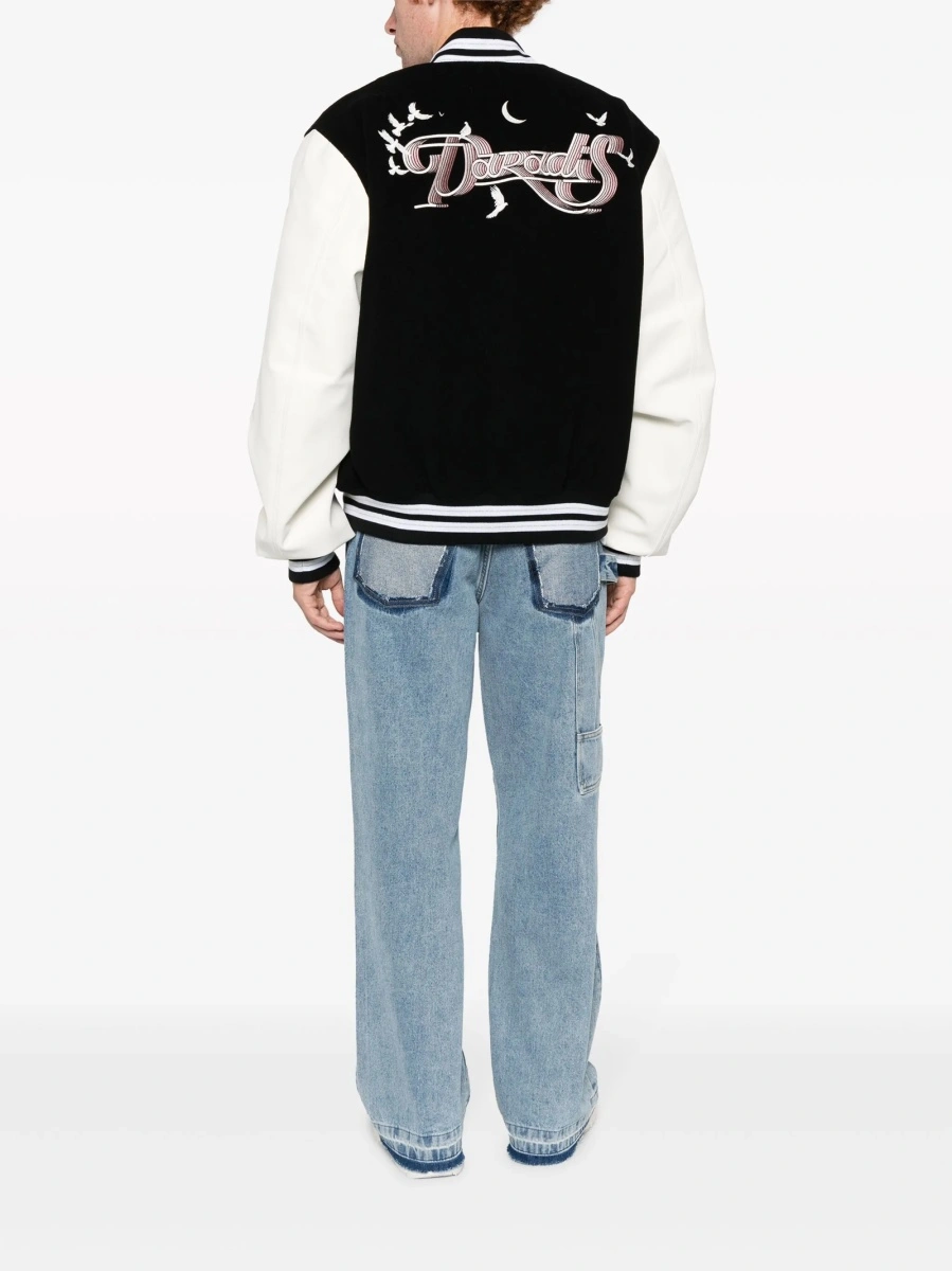 Bomber jacket 3.PARADIS neagra din lana - Img 2