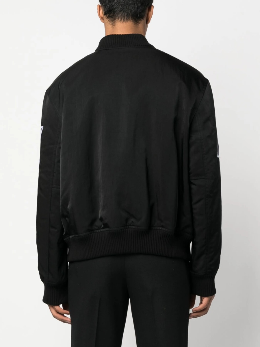 Bomber jacket Alyx neagra din polietilena si poliamida - Img 4