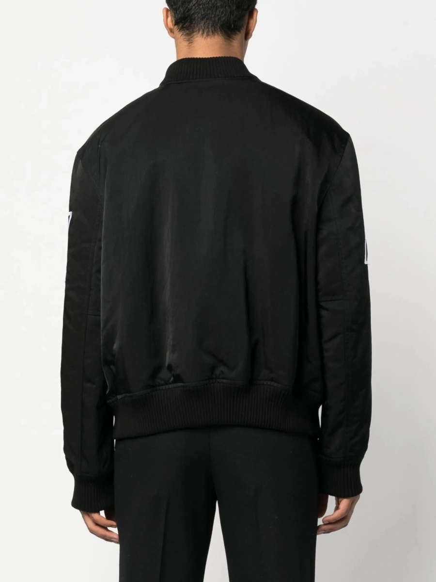 Bomber jacket Alyx neagra din polietilena si poliamida - Img 4