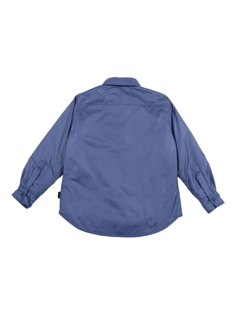 Bomber jacket Aspesi albastra din poliamida - Img 4