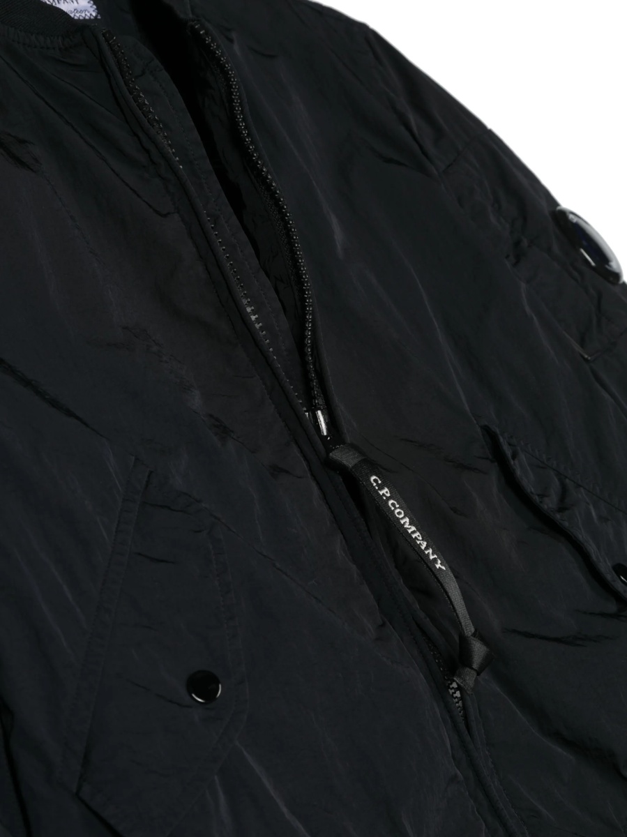 Bomber jacket C.P. Company albastra din poliamida - Img 3