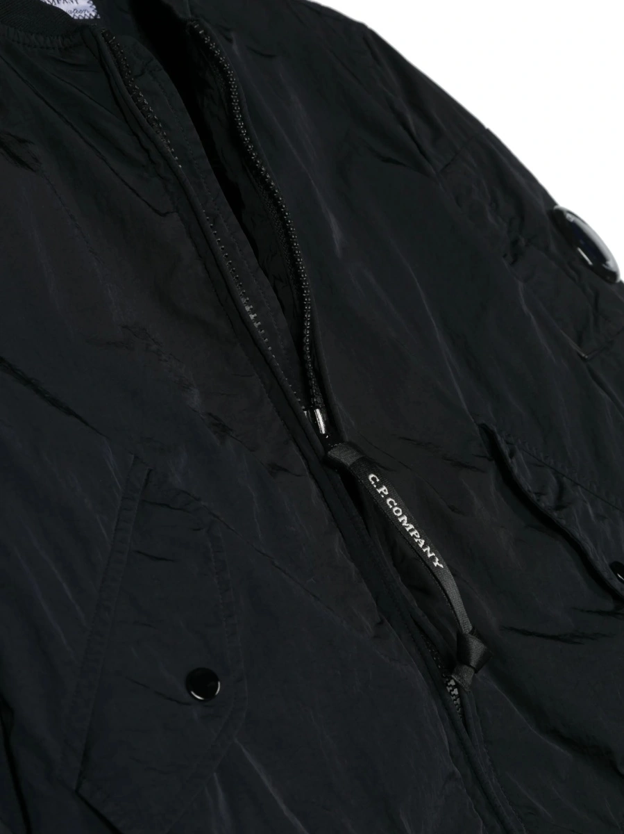Bomber jacket C.P. Company albastra din poliamida - Img 3