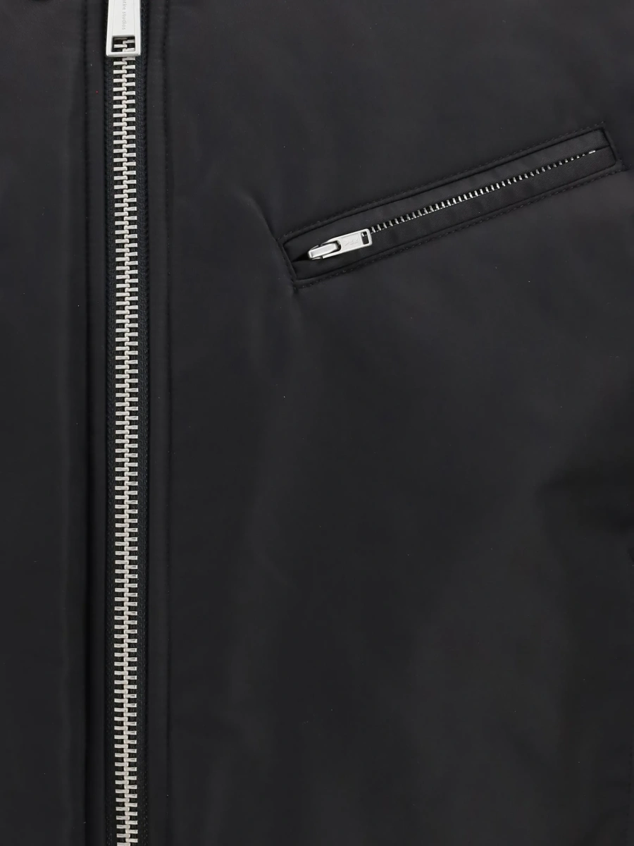 Bomber jacket ENTIRE STUDIOS neagra din nylon - Img 2