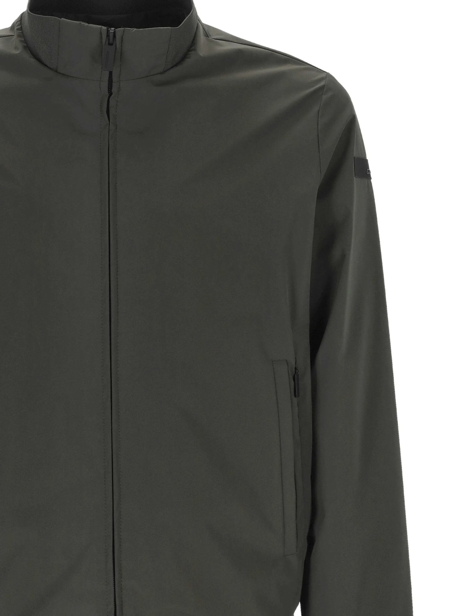 Bomber jacket RRD verde din lycra si poliamida - Img 3