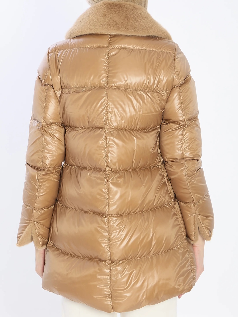 Bomber Light Puffer With Collar Fur - Img 4