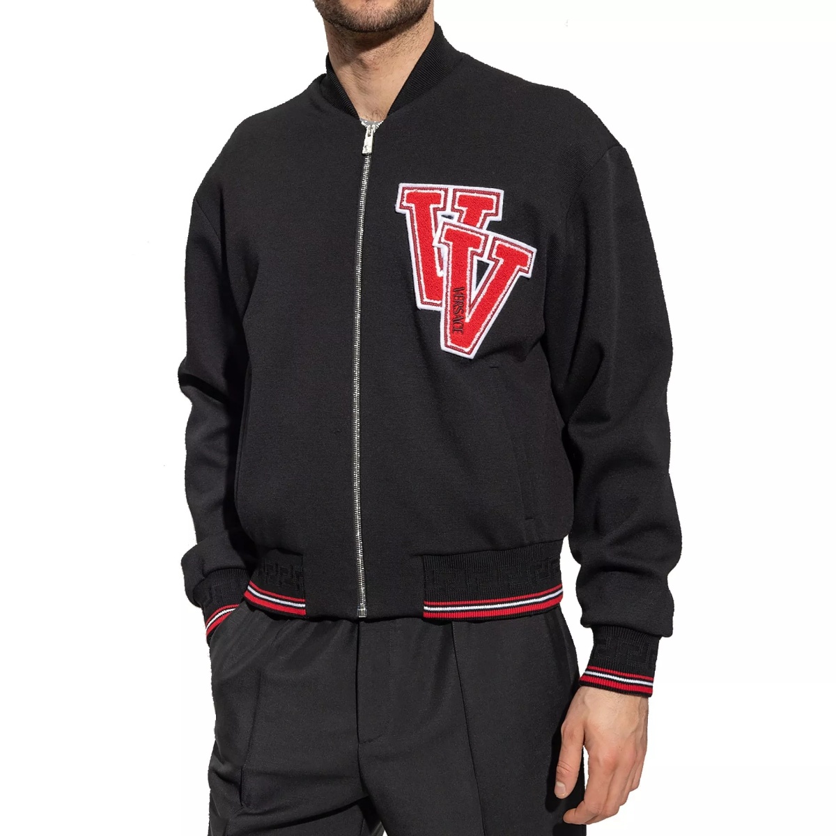 Bomber Versace Patch Bomber Jacket - Img 2