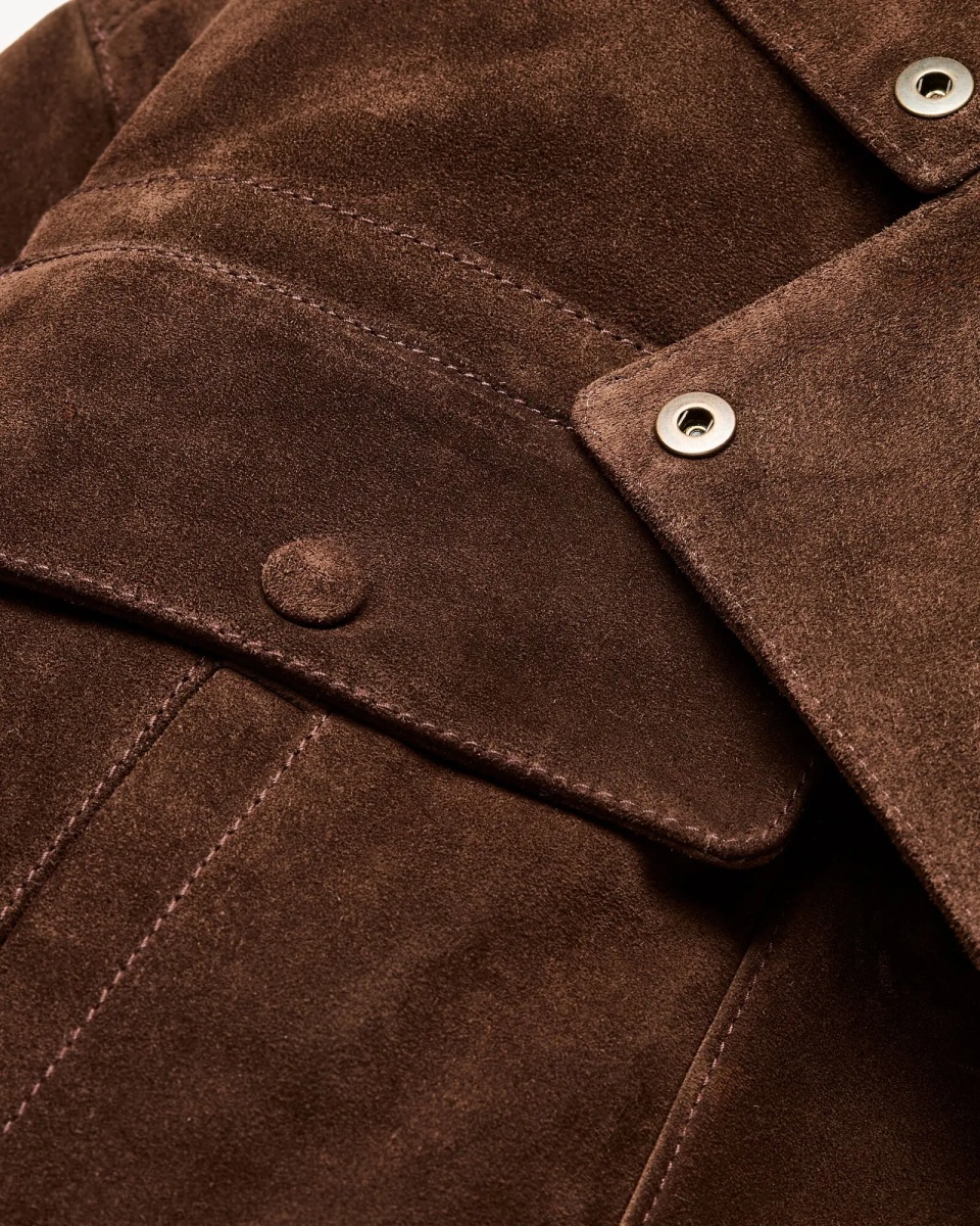 Bomber Vintage Suede Jacket - Img 4